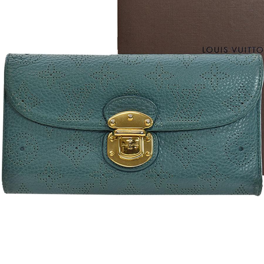 516 ブランドバリュー 長財布 グリーンｘゴールド 定番人気 ポルトフォイユアメリア マヒナレザーｘ金属素材 モノグラムマヒナ マヒナレザーｘ金属素材 モノグラムマヒナ Louis Vuitton ルイヴィトン 長財布