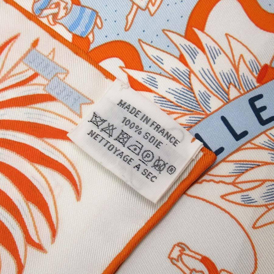 HERMES エルメス スカーフ カレ90 EXPOSITION UNIVERSELL 万国 HERMES エルメス スカーフ カレ90 EXPOSITION UNIVERSELL 万国