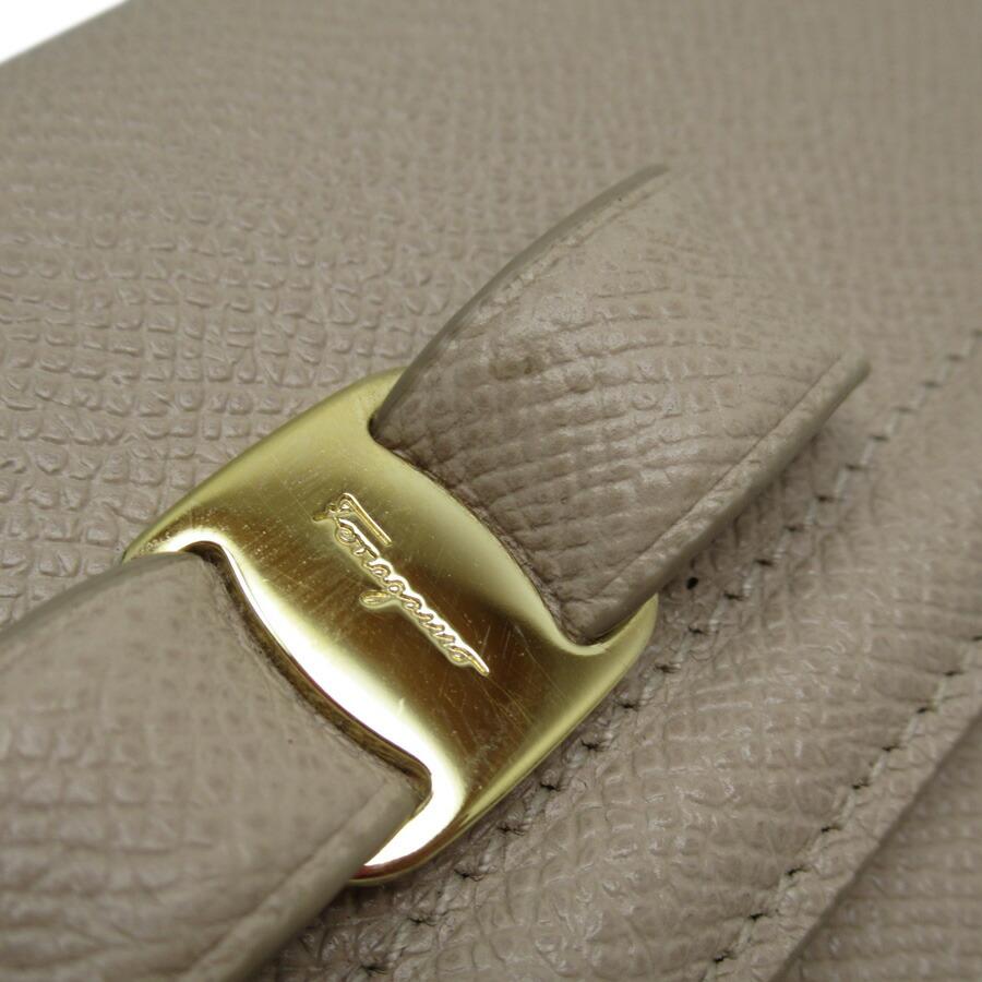 サルヴァトーレフェラガモ Salvatore Ferragamo 長財布 ヴァラリボン