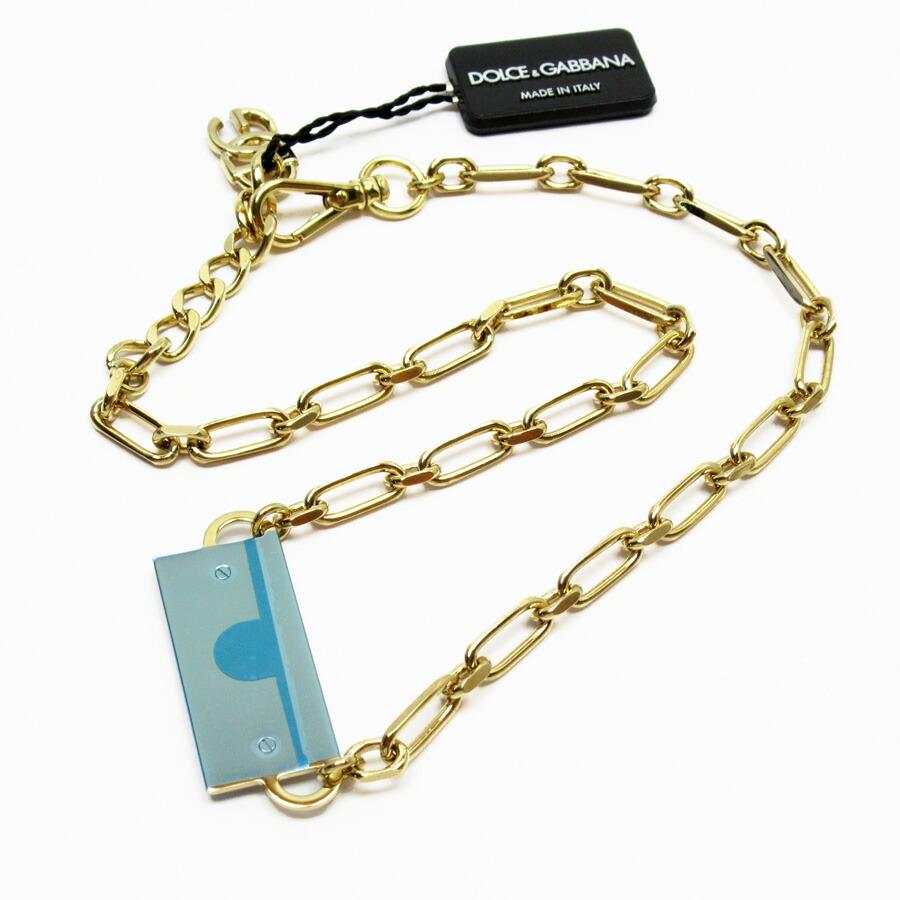 ドルチェアンドガッバーナ DOLCE&GABBANA ネックレス ロゴプレート