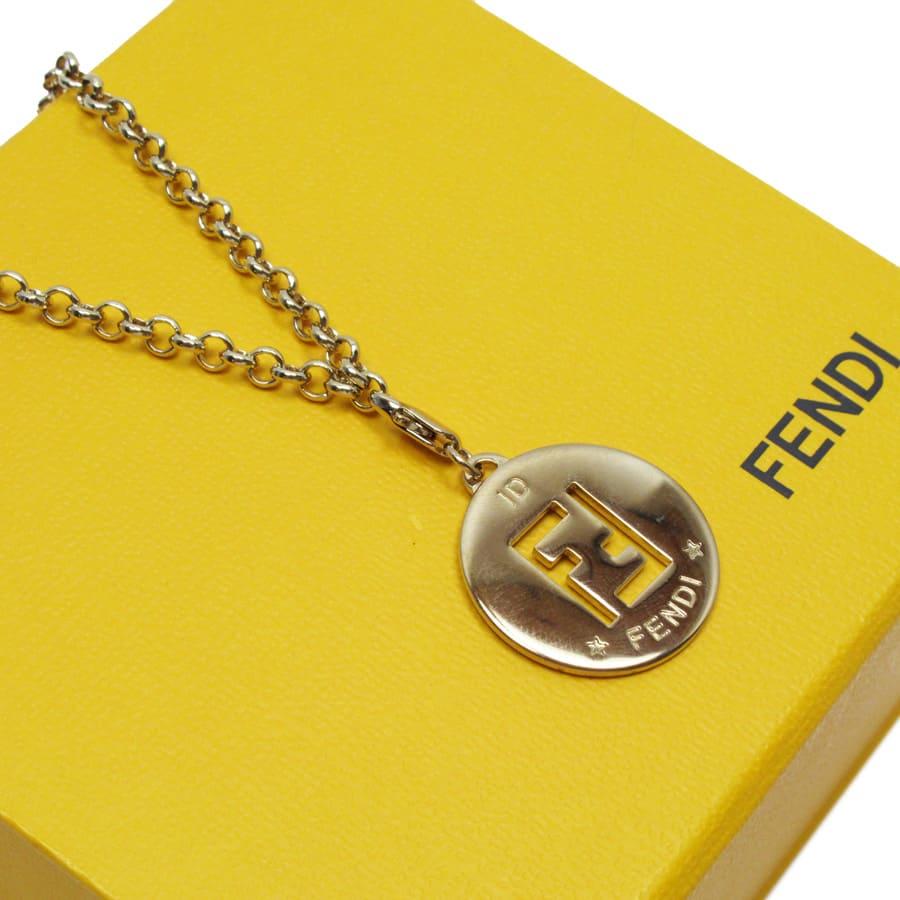 FENDI フェンディ ネックレス 金属素材 ゴールド 定番人気 FENDI フェンディ ネックレス 金属素材 ゴールド 定番人気