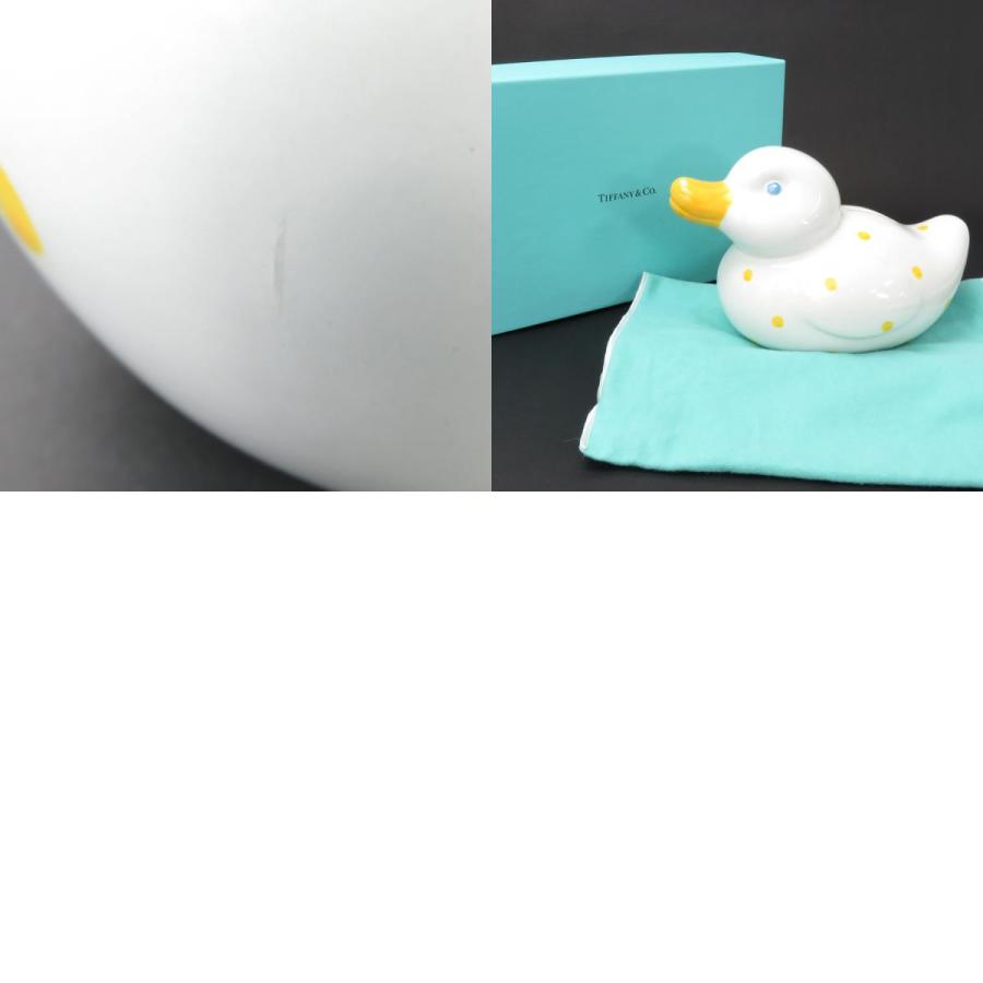 TIFFANY&Co. ティファニー 貯金箱 アヒル/陶器 ホワイト TIFFANY&Co. ティファニー 貯金箱 アヒル/陶器 ホワイト