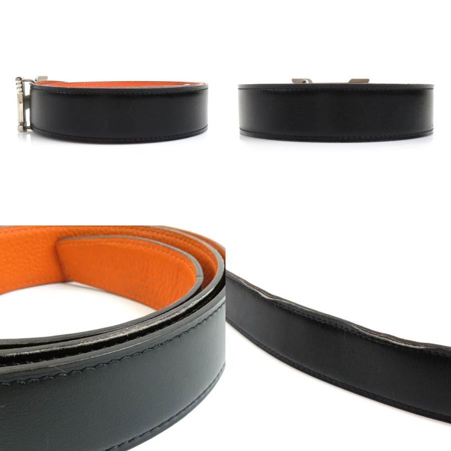 HERMES（エルメス） ベルト コンスタンス ペガサス レザー ブラック