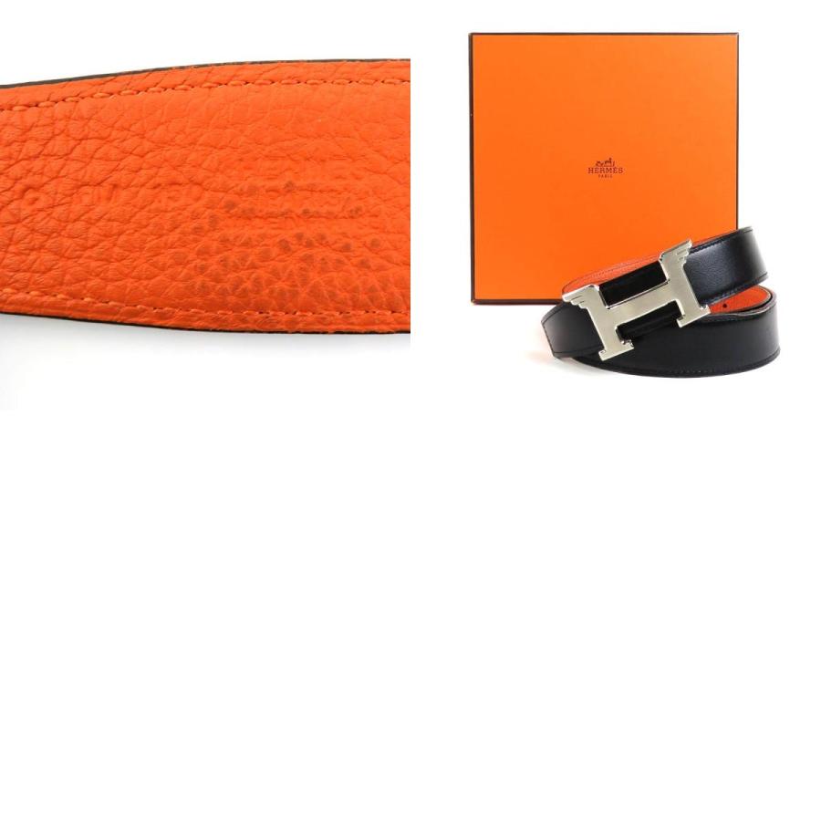 HERMES（エルメス） ベルト コンスタンス ペガサス レザー ブラック