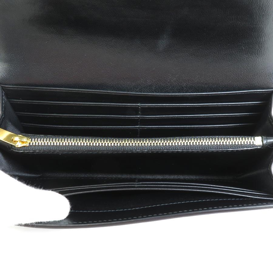 Bally（バリー） 長財布 レザー ブラック×レッド×ホワイト : ブランド