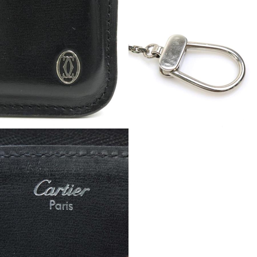 カルティエ CARTIER コインケース レザー ブラック｜brandvalue-store｜05