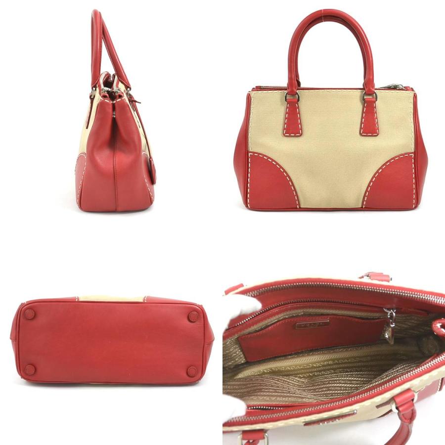 PRADA（プラダ） ハンドバッグ 斜め掛けショルダーバッグ キャンバス