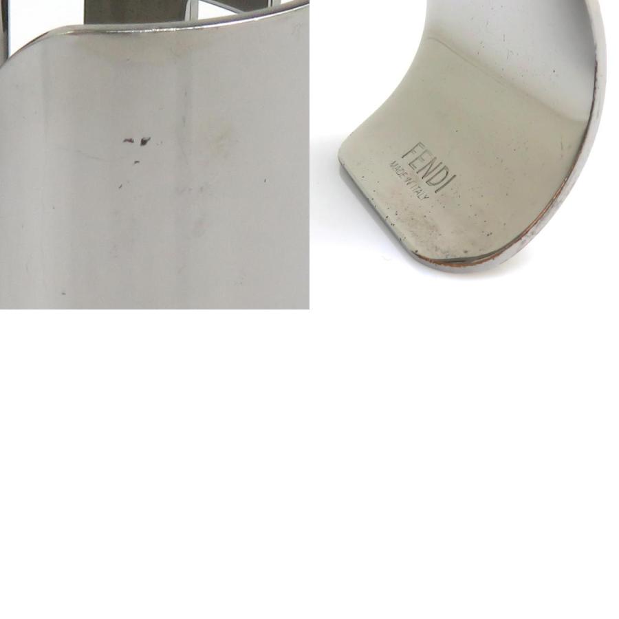 ！新品同然！　FENDI フェンディ　バングル　シルバー FENDI フェンディ バングル メタル シルバー : ブランドバリュー