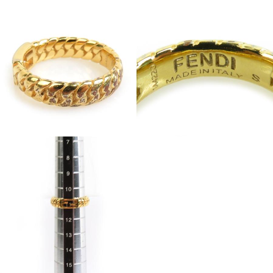 FENDI（フェンディ） リング・指輪 バゲット メタル ゴールド