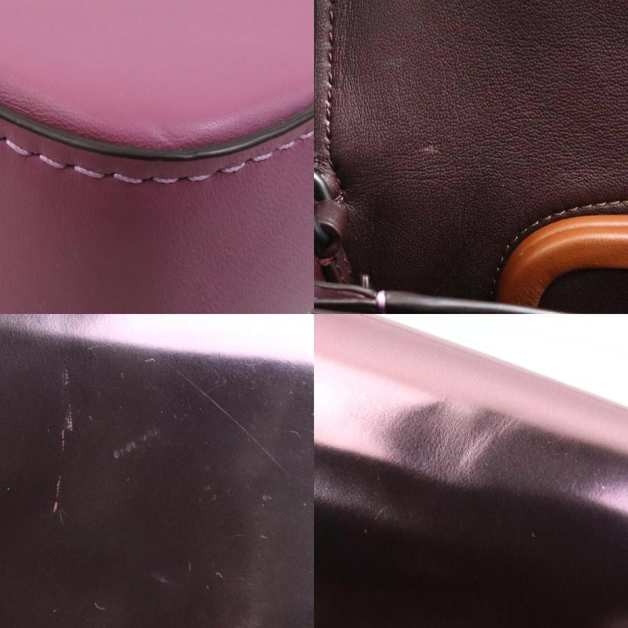 COACH コーチ ショルダーバッグ メタリックピンク 14061 レディース【中古】 55785k COACH（コーチ） ショルダーバッグ レザー メタリックピンク