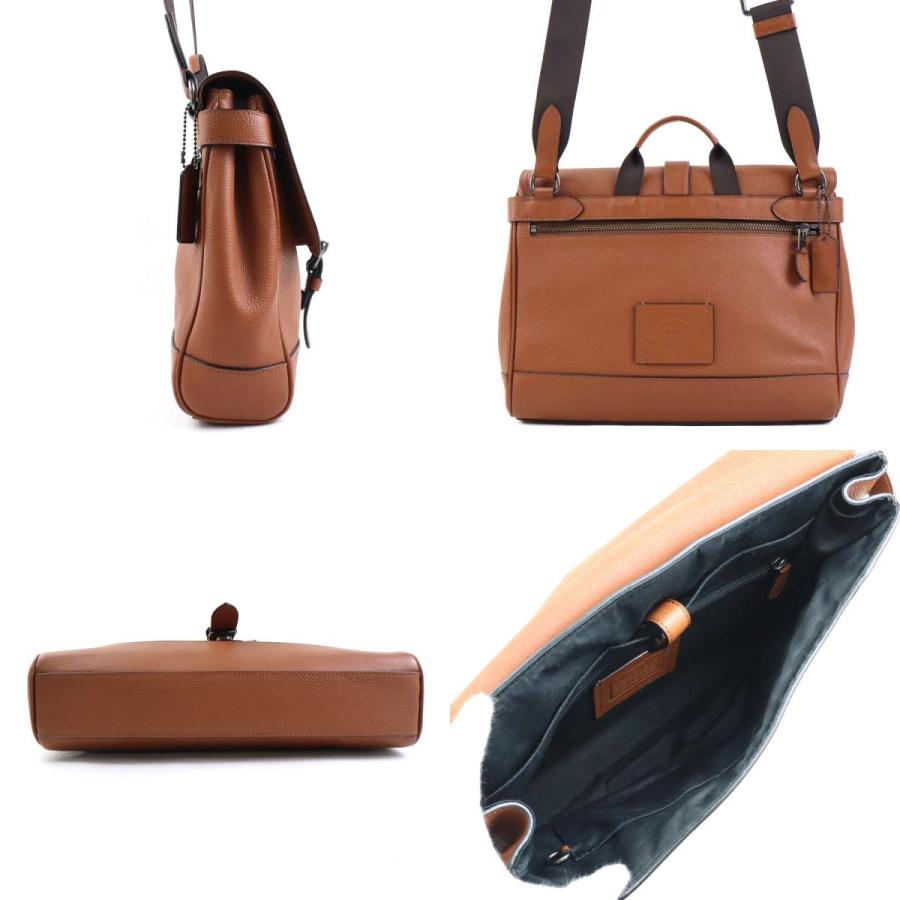 COACH（コーチ） ショルダーバッグ レザー ブラウン : ブランド