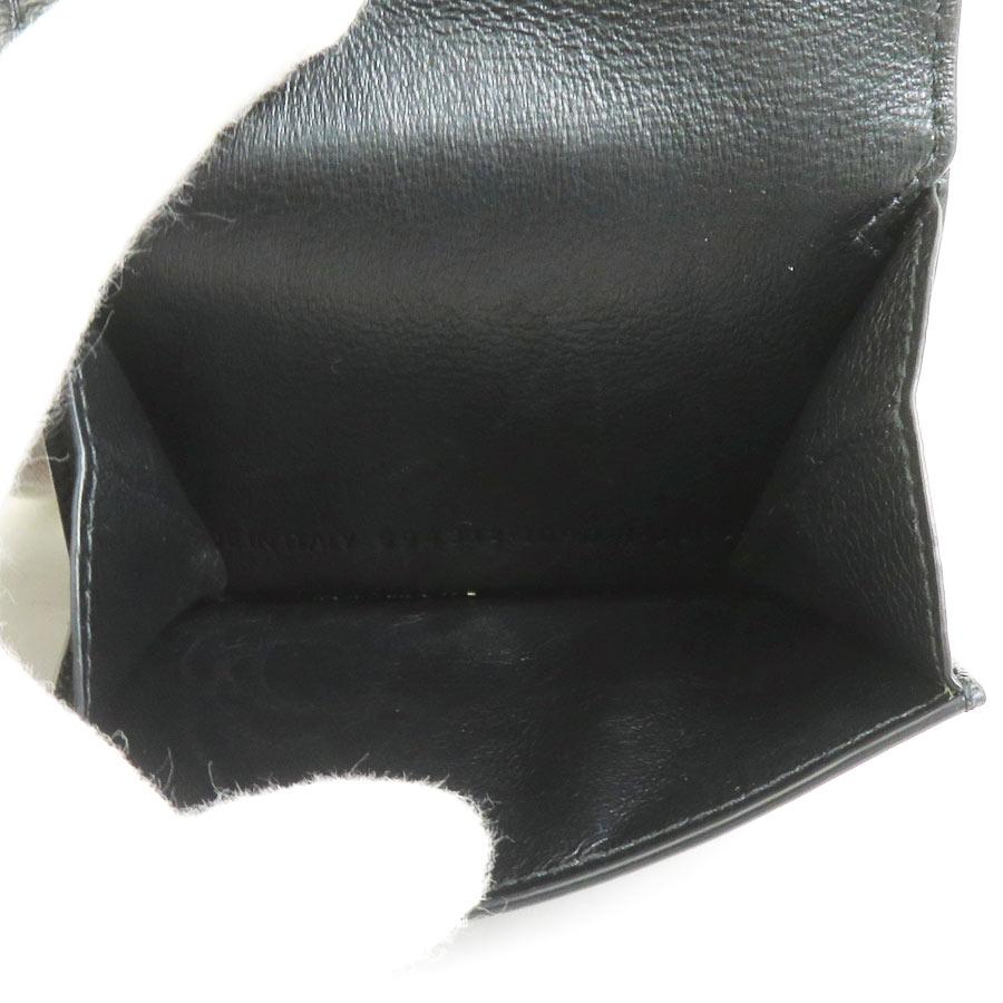 BALENCIAGA（バレンシアガ） 三つ折り財布 レザー ブラック : ブランド