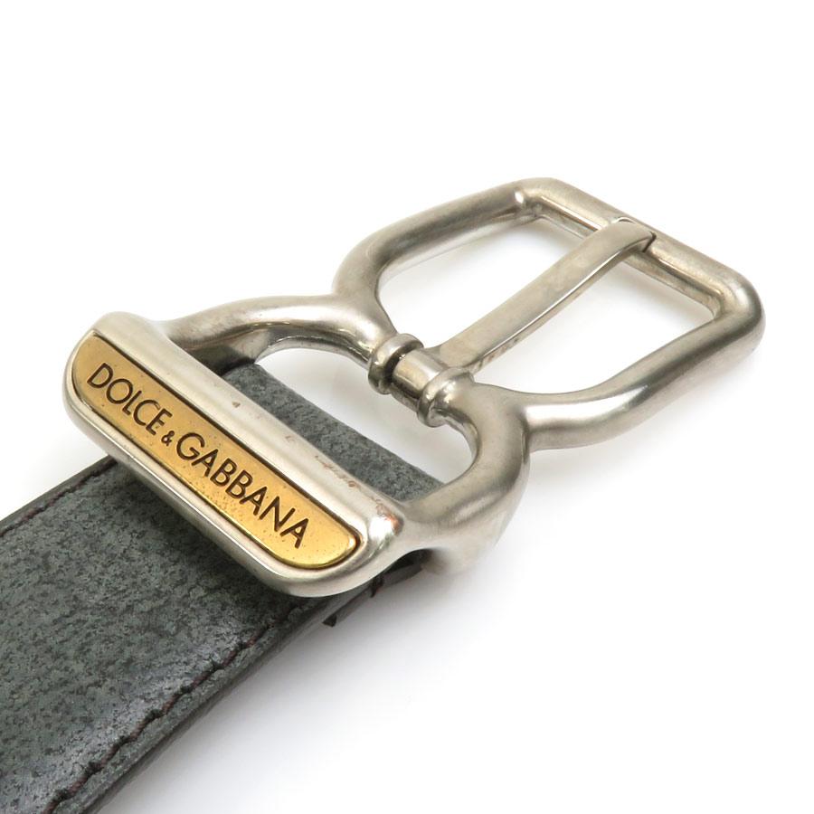 ドルチェアンドガッバーナ DOLCE&GABBANA ベルト レザー グレー メンズ 送料無料【中古】 55934k ドルチェアンドガッバーナ DOLCE&GABBANA ベルト レザー グレー