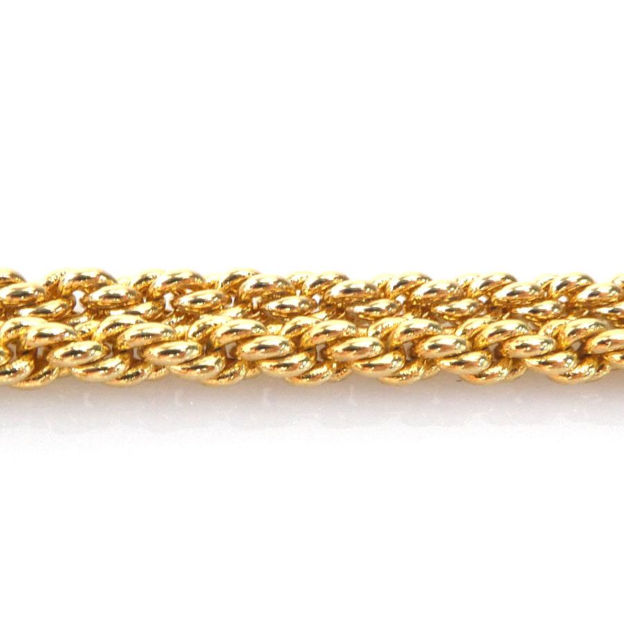 クリスチャンディオール Christian Dior ネックレス メタル ゴールド