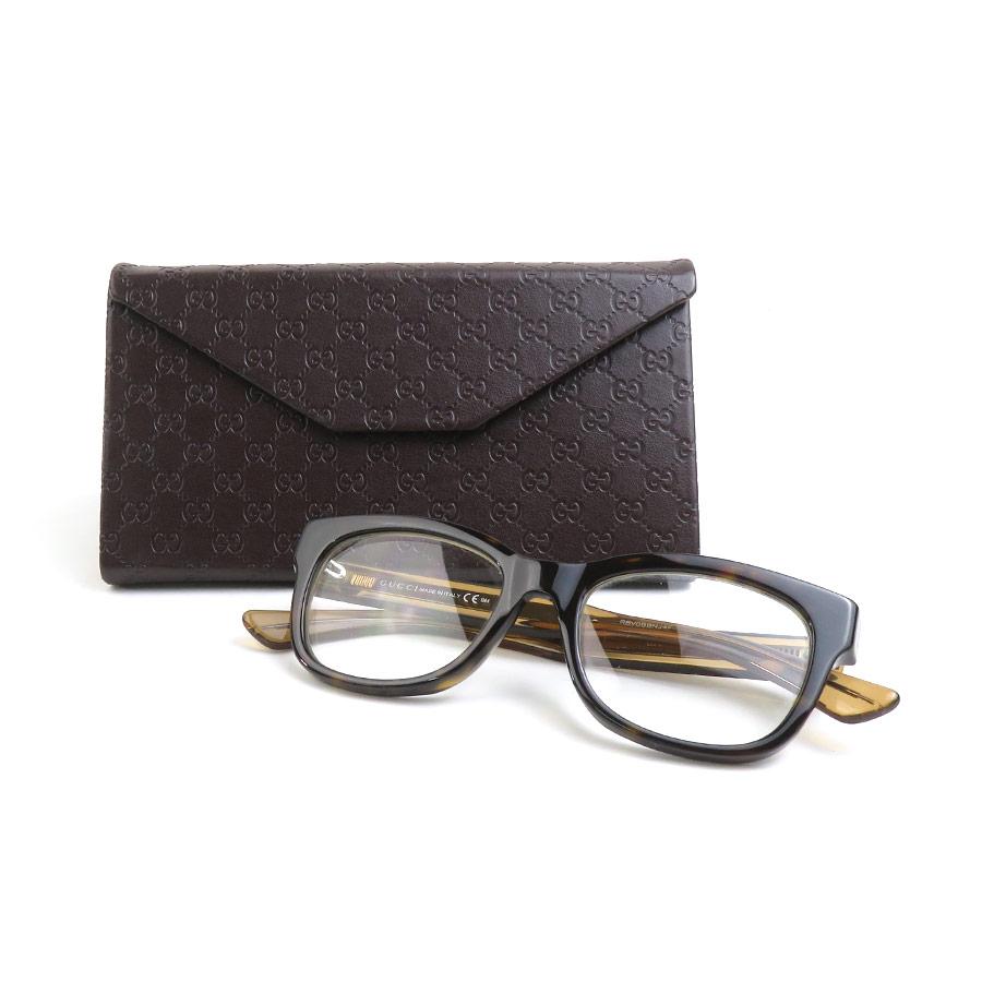 GUCCI（グッチ） メガネ プラスチック ブラウン : ブランドバリュー