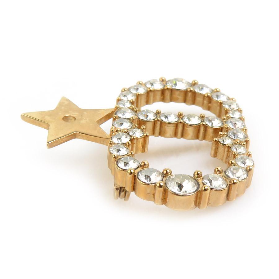 クリスチャンディオール Christian Dior ブローチ メタル/ライン
