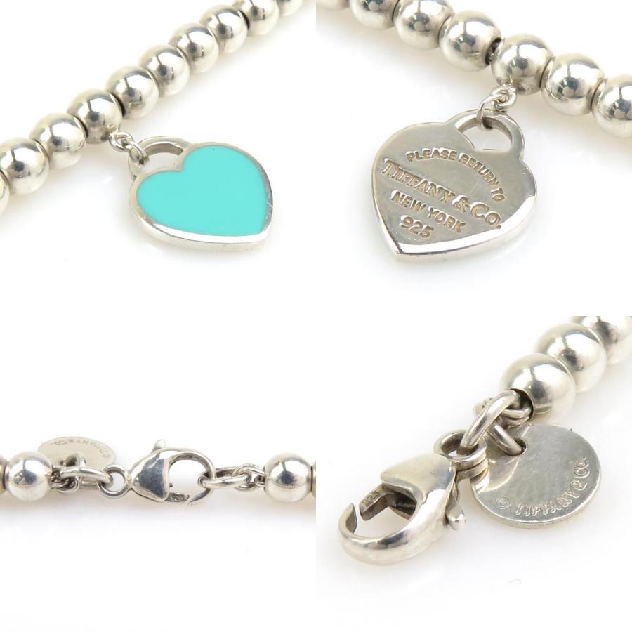 TIFFANY&Co. ブレスレット リターン トゥ ティファニー シルバー925 【バイア】 シルバー×ブルー