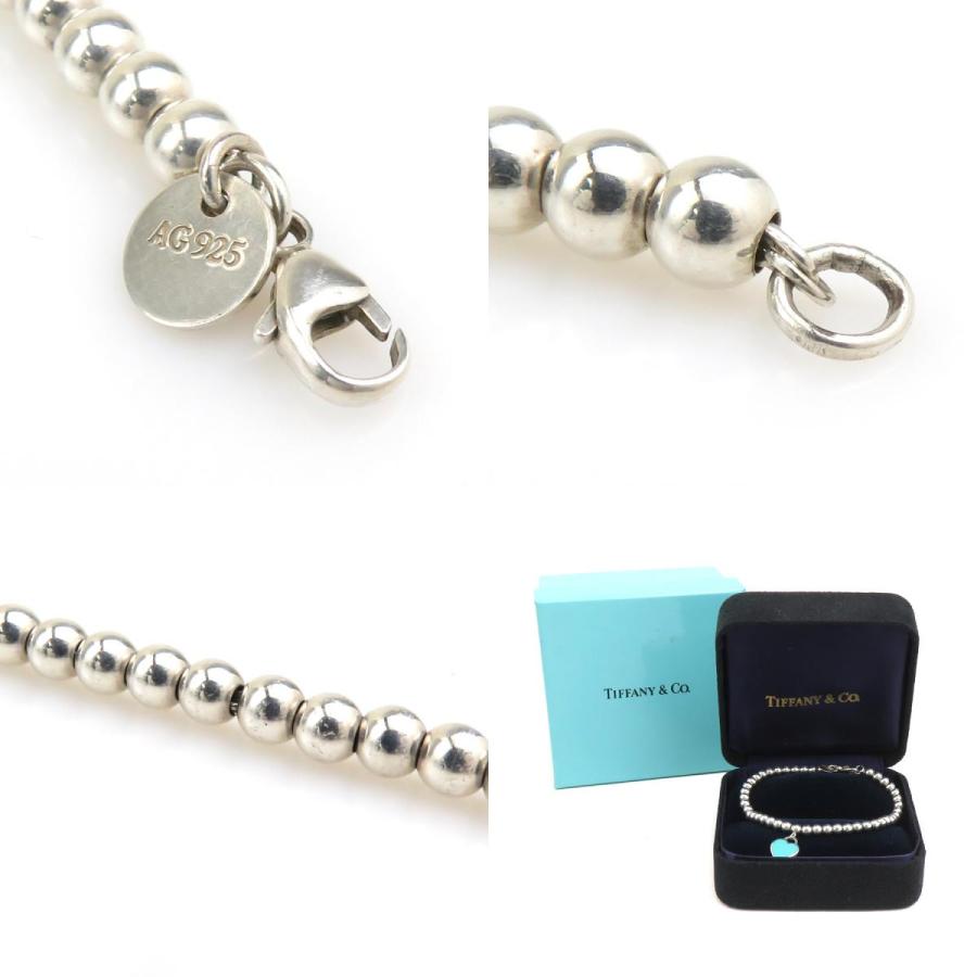 TIFFANY&Co. ブレスレット リターン トゥ ティファニー シルバー925 【バイア】 シルバー×ブルー