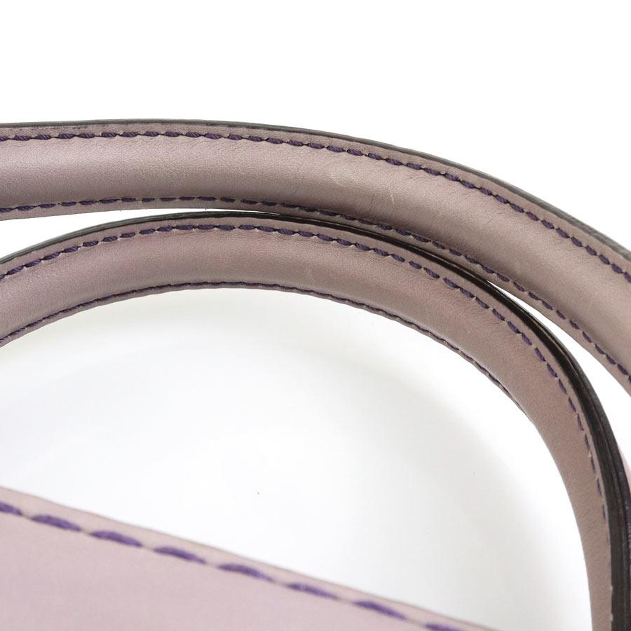 トッズ TOD'S ハンドバッグ ショルダーバッグ レザー パープル