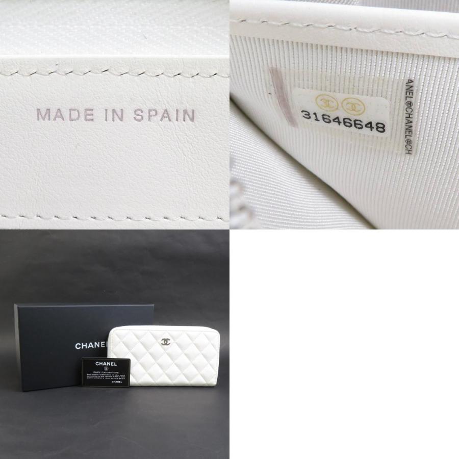 CHANEL シャネル ラウンドファスナー長財布 キャビアスキン CHANEL シャネル ラウンドファスナー長財布 キャビアスキン