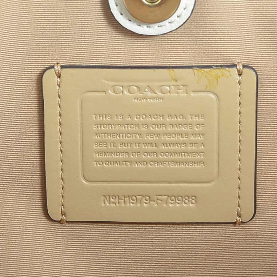 COACH（コーチ） ショルダーバッグ レザー アイボリー : ブランド