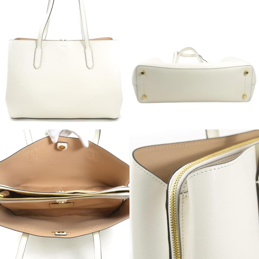 COACH（コーチ） ショルダーバッグ レザー アイボリー : ブランド