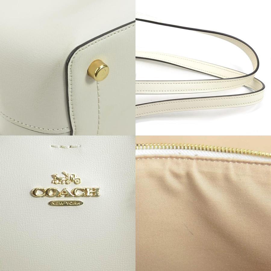 COACH（コーチ） ショルダーバッグ レザー アイボリー : ブランド
