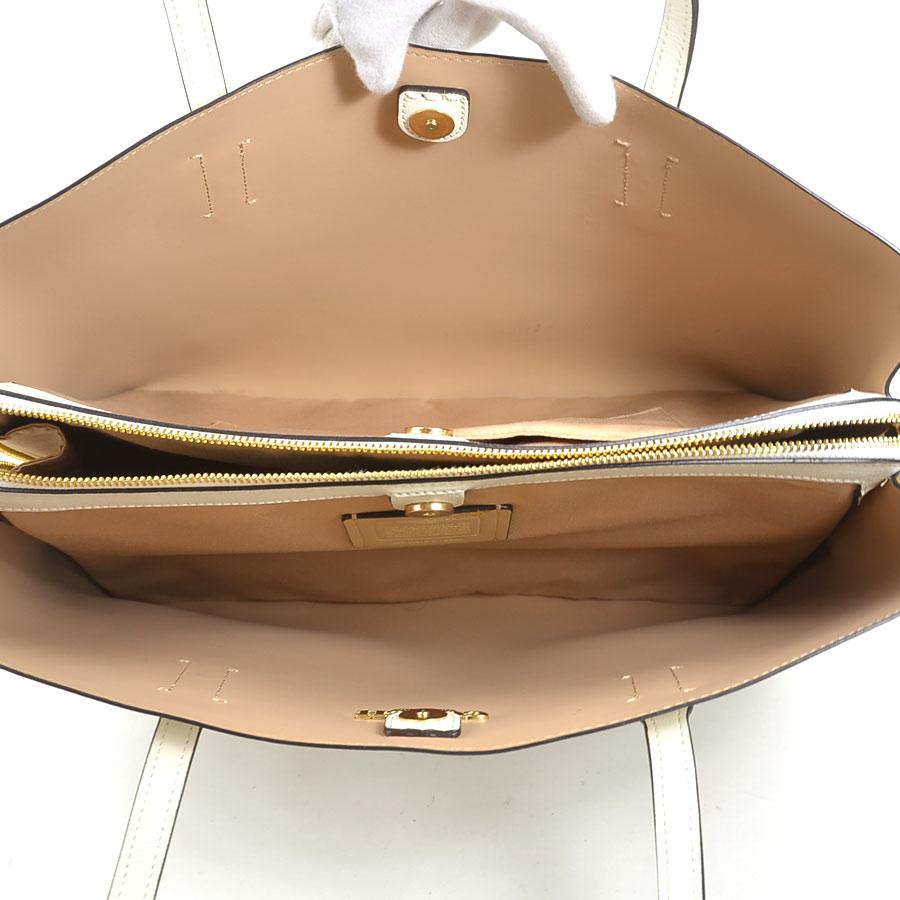 COACH（コーチ） ショルダーバッグ レザー アイボリー : ブランド