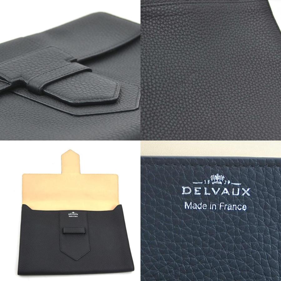 DELVAUX デルヴォー プレッセ A5 クラッチバッグ ブラック 14054 ユニセックス【中古】 56039f DELVAUX デルヴォー クラッチバッグ プレッセ A5 レザー ブラック