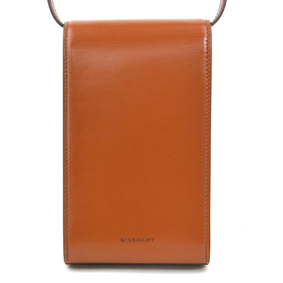 ジバンシィ GIVENCHY ショルダーバッグ レザー ブラウン