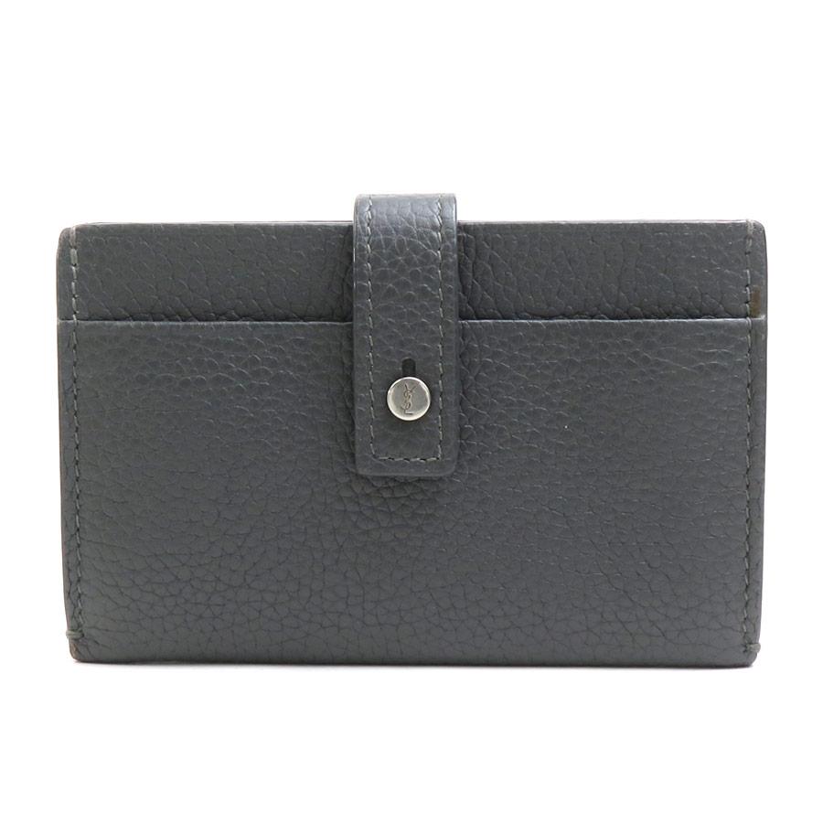 サンローラン SAINT LAURENT カードケース レザー グレー ユニセックス 送料無料【中古】 56082a サンローラン SAINT LAURENT カードケース レザー グレー : ブランド