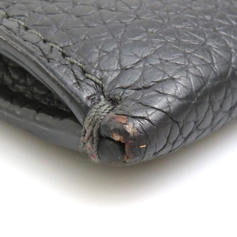 サンローラン SAINT LAURENT カードケース レザー グレー : ブランド