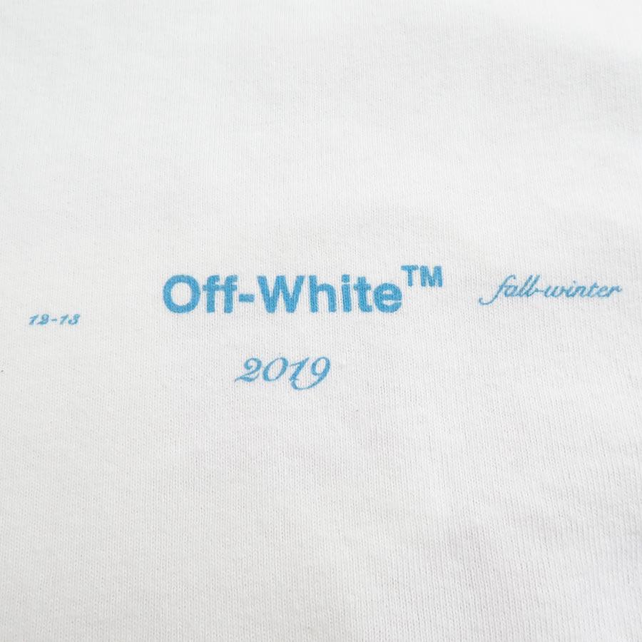 オフホワイト OFF-WHITE 長袖Tシャツ コットン ホワイト : ブランド