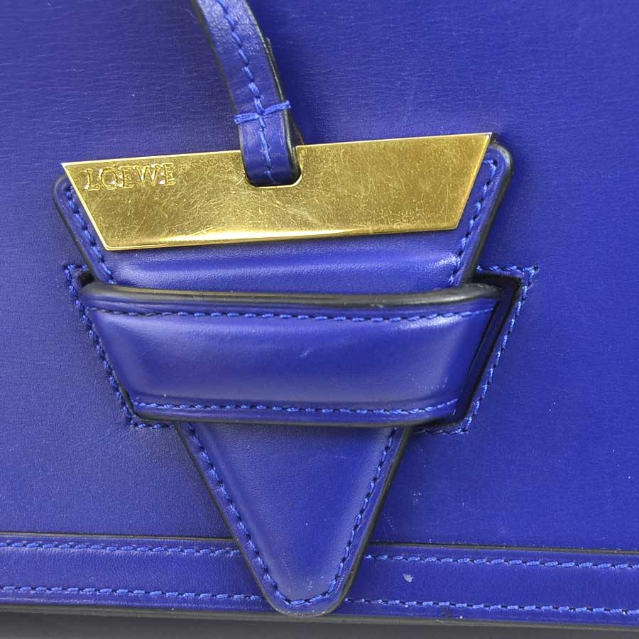 LOEWE（ロエベ） ショルダーバッグ バルセロナ レザー ブルー