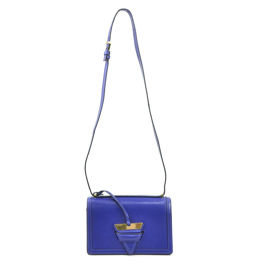 【極美品】LOEWE ロエベ バルセロナ ハンドバッグ ショルダーバッグ LOEWE（ロエベ） ショルダーバッグ バルセロナ レザー ブルー