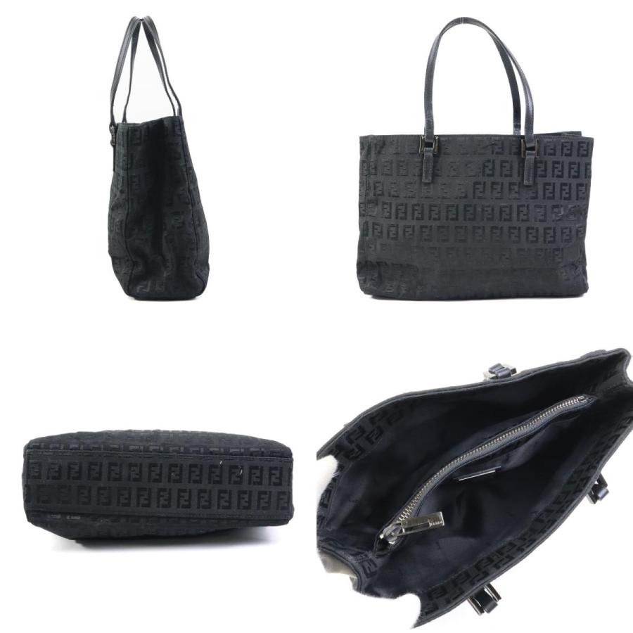 FENDI（フェンディ） ハンドバッグ ズッキーノ ナイロンキャンバス  
