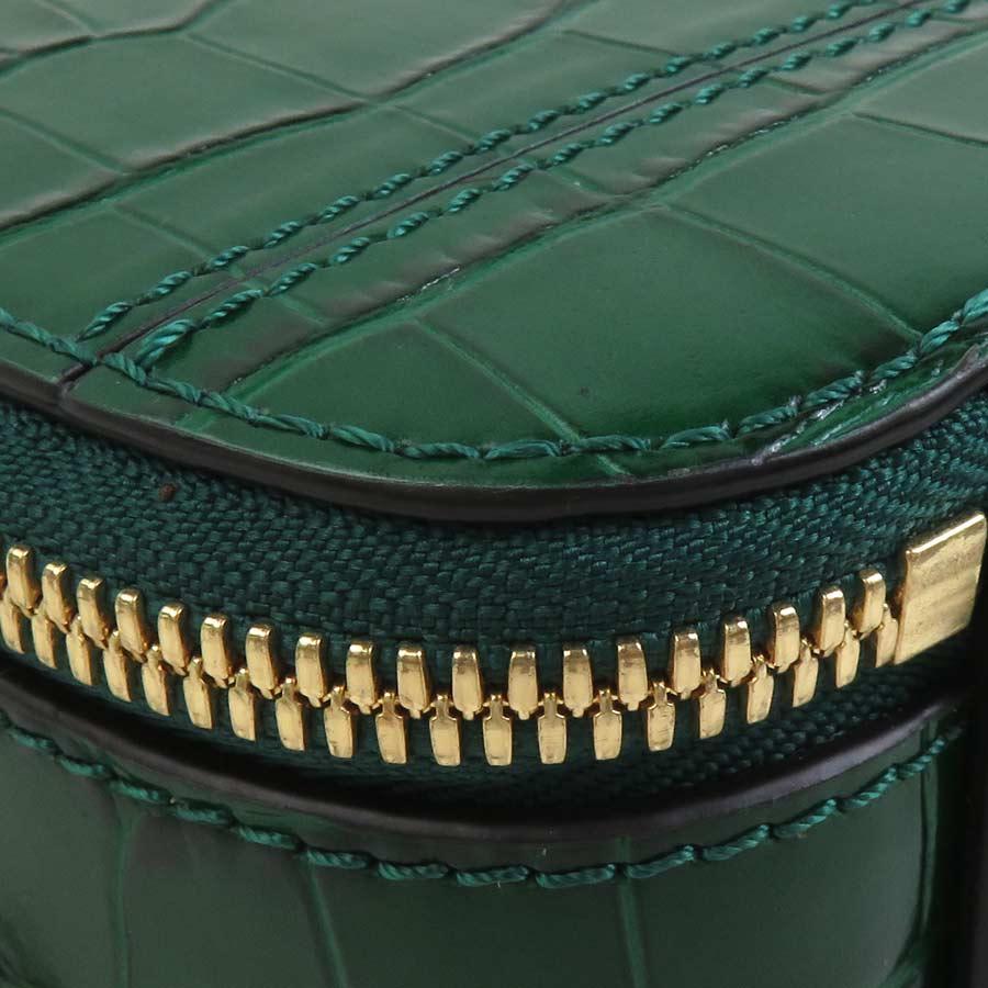 クロエ Chloe ショルダーバッグ 型押しレザー グリーン レディース 送料無料【中古】 56227a Chloe（クロエ） ショルダーバッグ 型押しレザー グリーン : ブランド