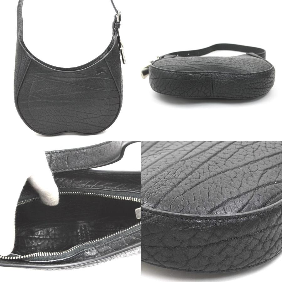 BURBERRY（バーバリー） ショルダーバッグ レザー ブラック : ブランド