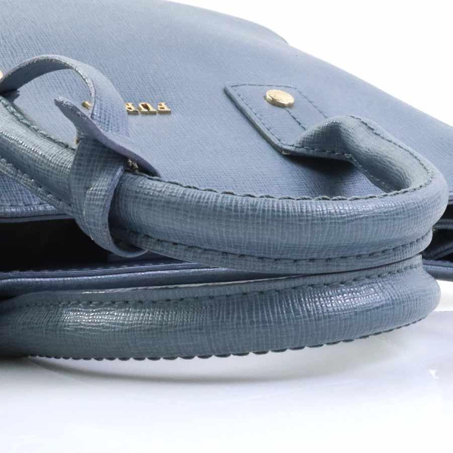 FURLA（フルラ） ハンドバッグ ショルダーバッグ レザー ブルー