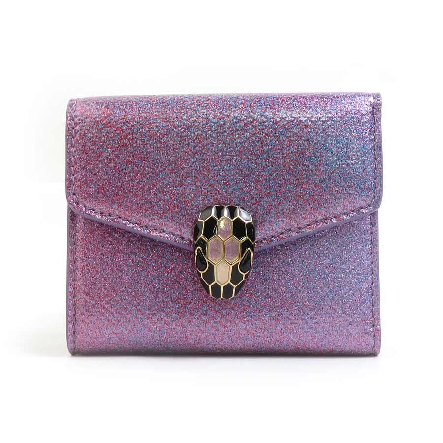 BVLGARI（ブルガリ） 三つ折り財布 セルペンティフォーエバー レザー