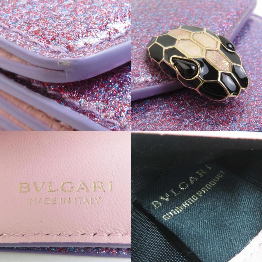 BVLGARI（ブルガリ） 三つ折り財布 セルペンティフォーエバー レザー