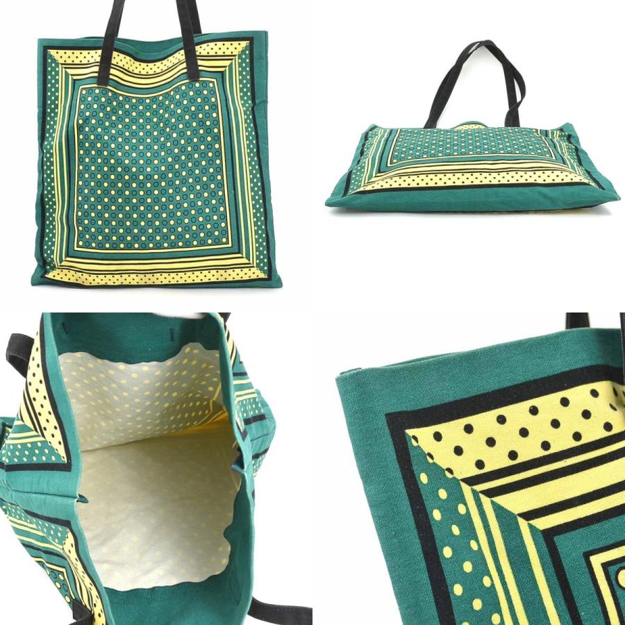 MARNI（マルニ） ショルダーバッグ トートバッグ キャンバス グリーン
