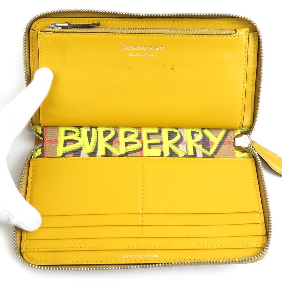 BURBERRY（バーバリー） ラウンドファスナー長財布 PVCコーティング