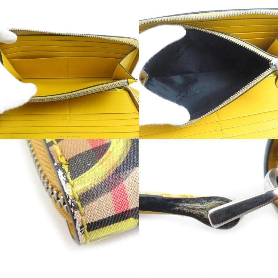 BURBERRY（バーバリー） ラウンドファスナー長財布 PVCコーティング