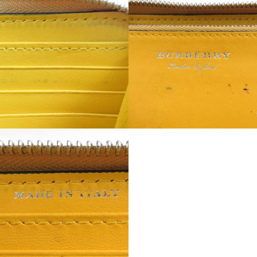 BURBERRY（バーバリー） ラウンドファスナー長財布 PVCコーティング
