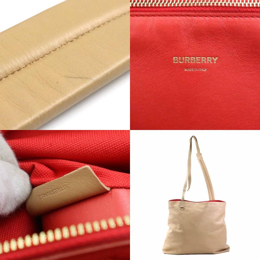BURBERRY（バーバリー） ショルダーバッグ レザー ベージュ : ブランド