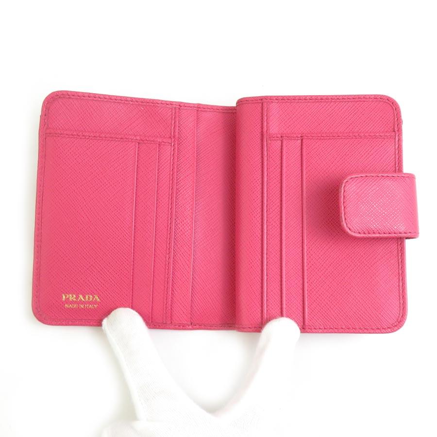 PRADA（プラダ） 二つ折り財布 レザー ピンク : ブランドバリュー