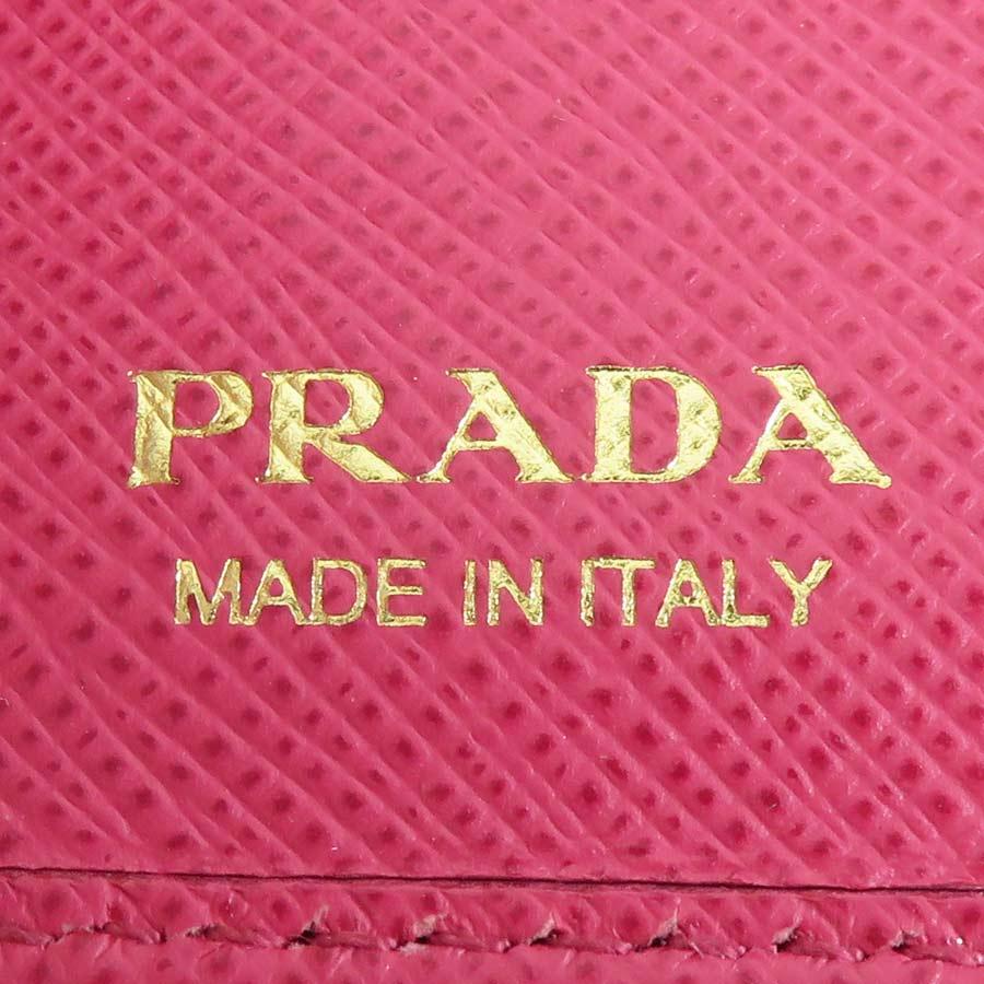 PRADA（プラダ） 二つ折り財布 レザー ピンク : ブランドバリュー