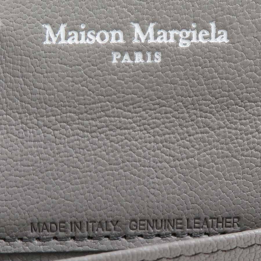 メゾンマルジェラ Maison Margiela 三つ折り財布 レザー グレー