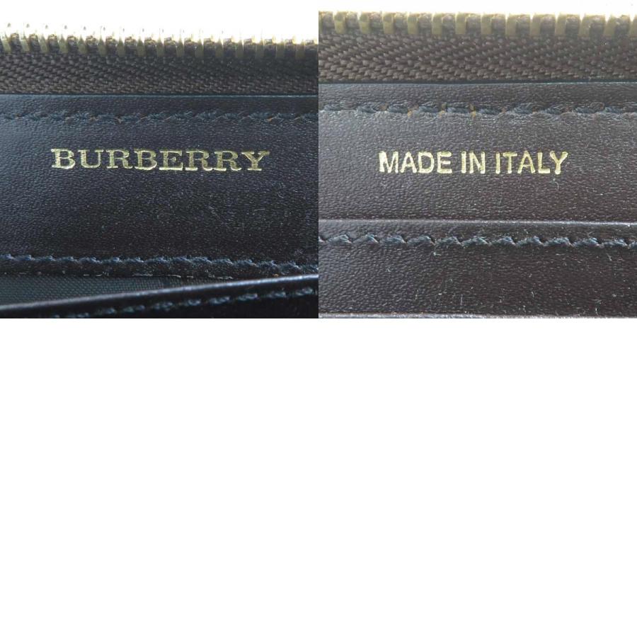 BURBERRY（バーバリー） ラウンドファスナー長財布 PVCコーティング